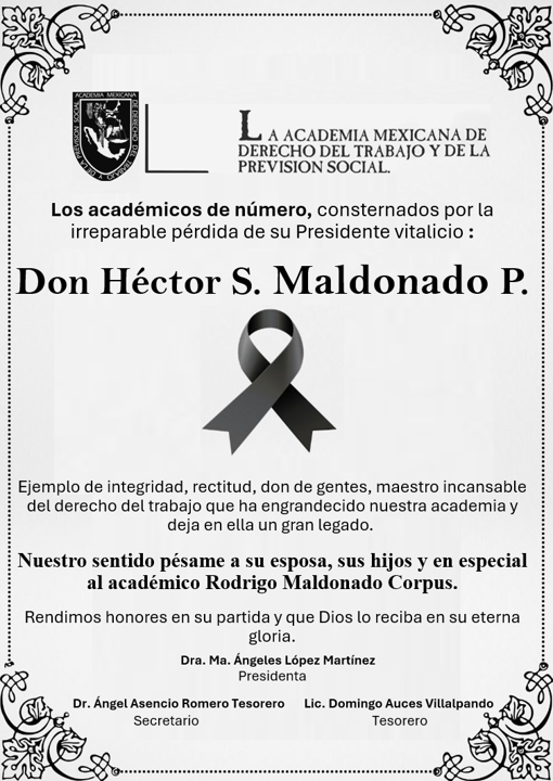 Esquela Hector S. Maldonado